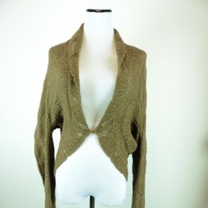 NWT ISDA & CO WOOL SHAWL CIRCLE BOLERO CARDIGAN XL